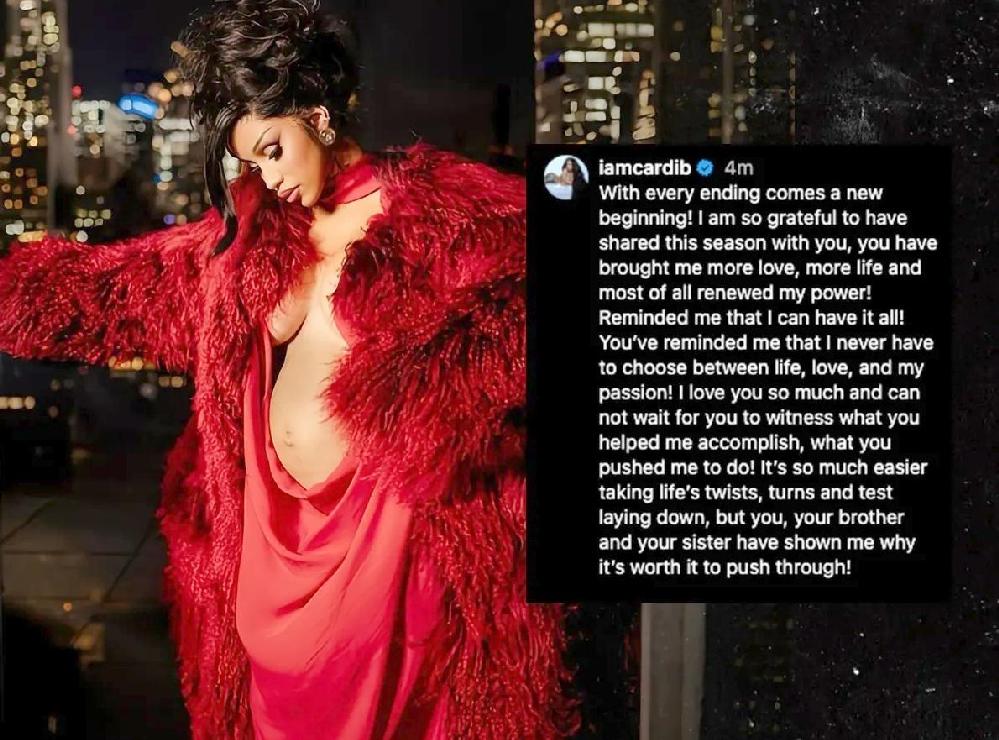 Cardi B files for Divorce from husband Offset while she's expecting her third child