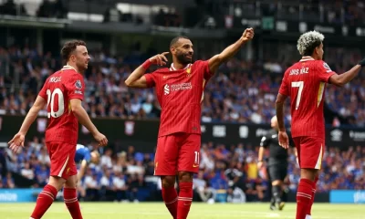 Luis Diaz and Mohamed Salah scored as Arne Slot's first competitive home game in charge of Liverpool ended with a 2-0 win over Brentford.