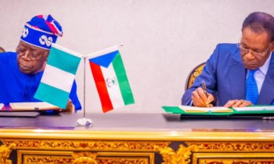 Tinubu, Equatorial Guinea president sign gas pipeline agreement