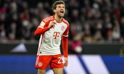 German veteran Thomas Müller has set a Bayern Munich club record for Bundesliga appearances. The 34-year-old Müller made his