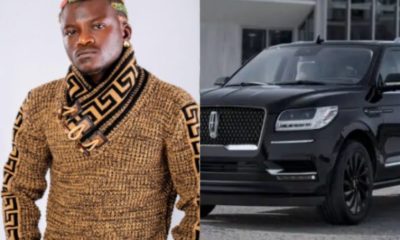 Portable rejoices as his Lincoln Navigator SUV Finally touches down in Naija
