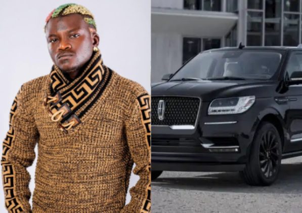 Portable rejoices as his Lincoln Navigator SUV Finally touches down in Naija