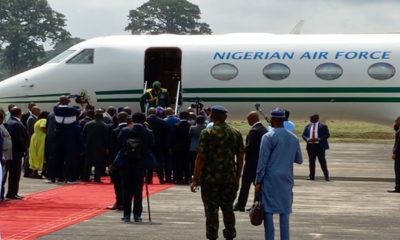 Tinubu arrives Equatorial Guinea for three-day visit