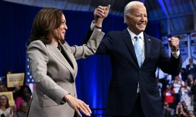 Energised Biden, Harris tout party unity in joint appearance