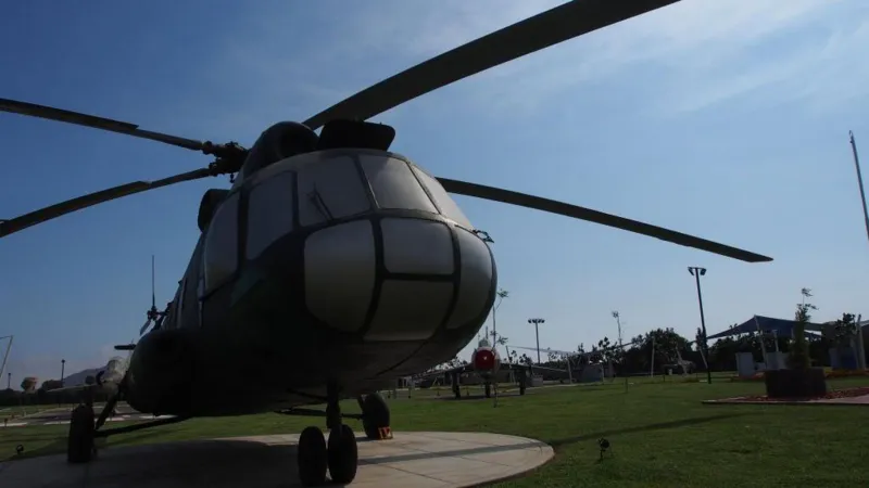 The Mi-8T is a helicopter designed in the Soviet-era, but remains popular in Russia today