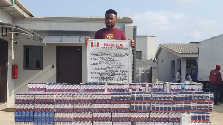 NDLEA intercepts N2.2bn codeine bottles at Lagos port