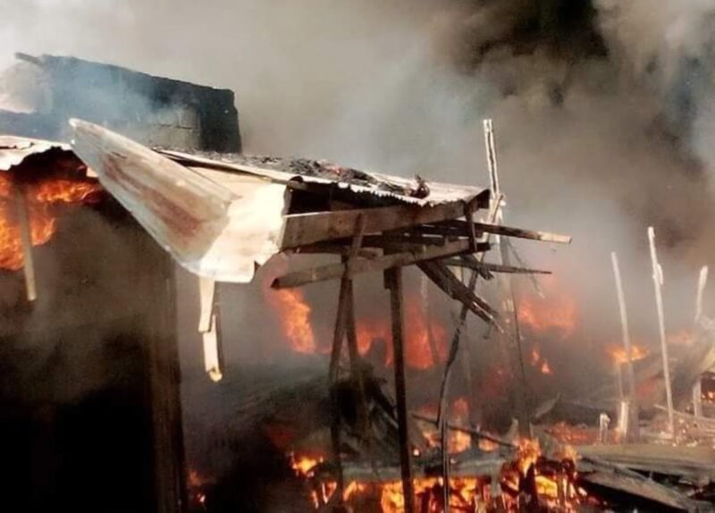 Goods destroyed as midnight fire guts Anambra market