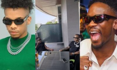 Mr Eazi reacts to the Rumours of Tekno’s collapse at an event