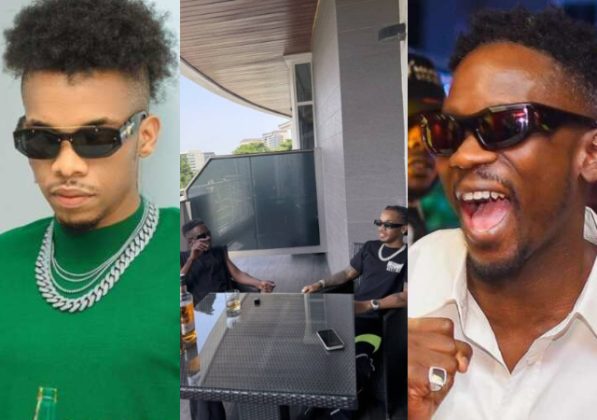 Mr Eazi reacts to the Rumours of Tekno’s collapse at an event