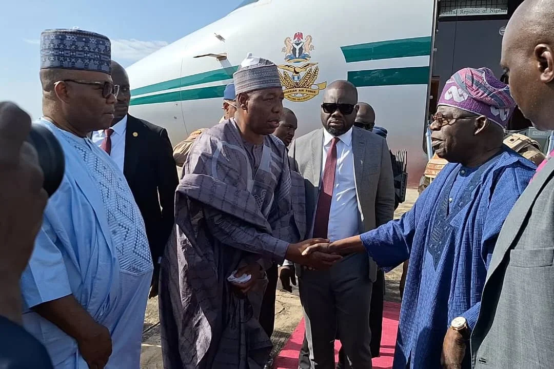Tinubu visits Borno, promises to help flood victims