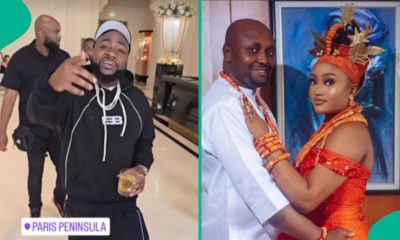 Davido shades Isreal’s Ex-wife Sheila, calls her ‘B’ word as they hang out in Paris