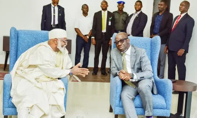 Abdulsalami Abubakar and Godwin Obaseki. Photo credit: Vanguard