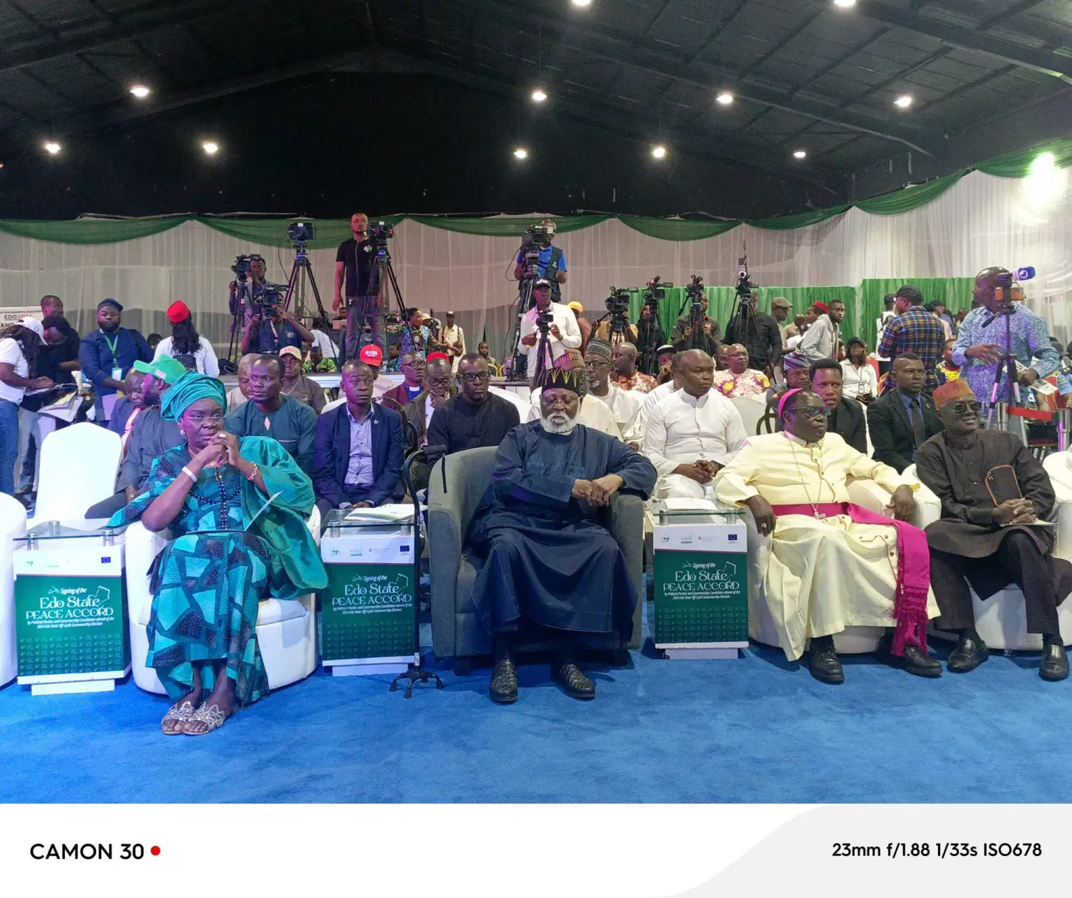 PDP declines, as APC, 16 others sign Edo election peace accord