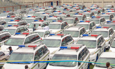 Rivers State Governor, Siminalayi Fubara, donates 100 vehicles to the Rivers State Police Command in Port Harcourt on September 3, 2024.