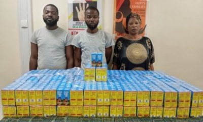 Businesswoman Adewunmi Dorcas, auto parts dealer Arinze Ora arrested for attempt to export opioids, cocaine to UK