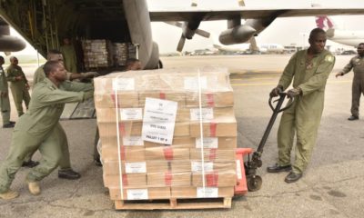 NAF begins airlift of election materials