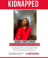JUST IN: Ogun varsity student Christiana Idowu reportedly murdered