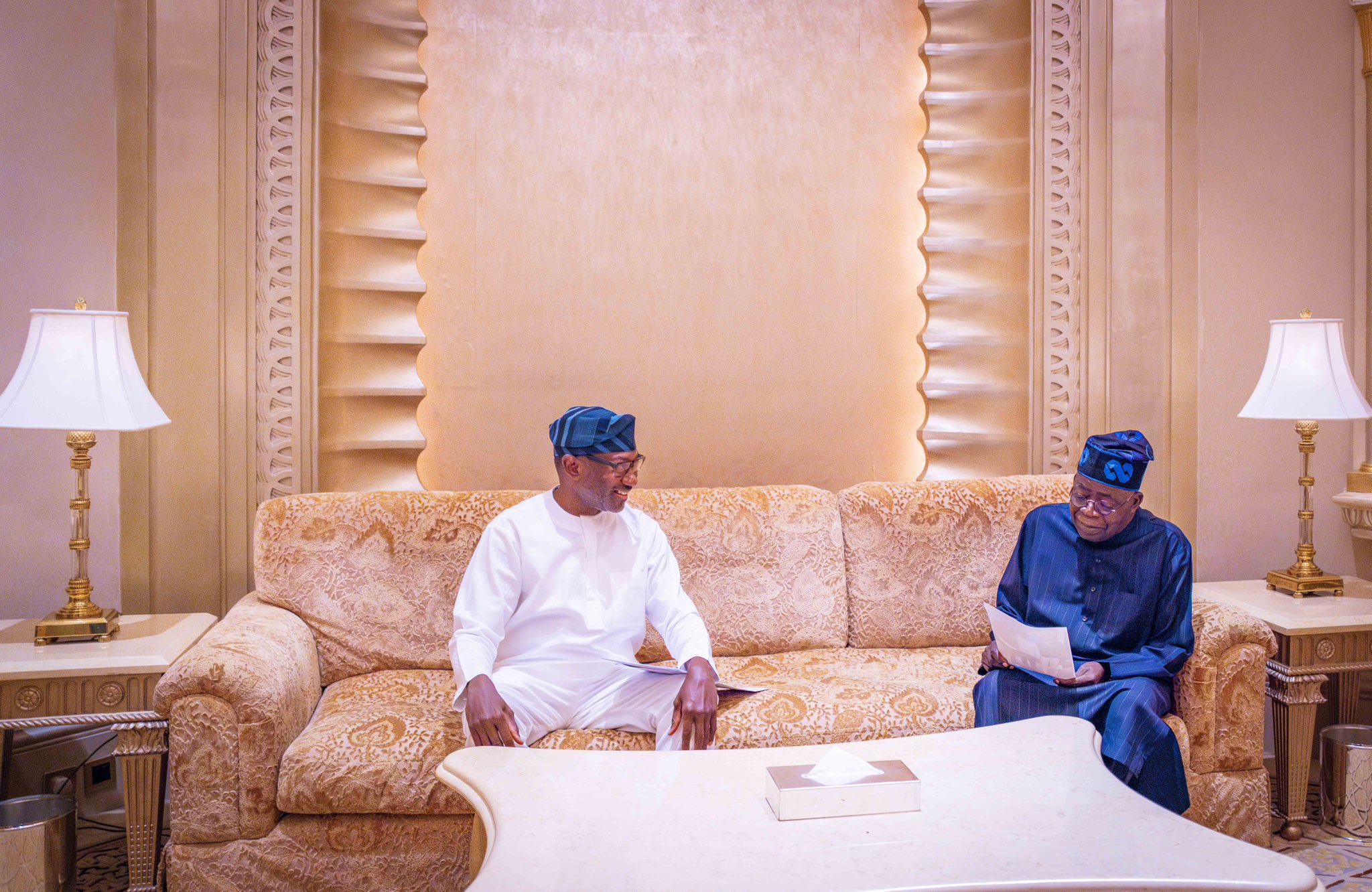 First Bank crisis: Otedola meets Tinubu in Abu Dhabi amid legal dispute