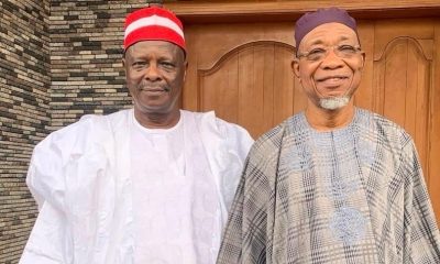 2027: Aregbesola finally dumps Tinubu, holds ‘strategic meeting’ with Kwankwaso in Lagos 