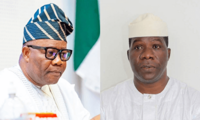 BREAKING: Senate boiling as Akpabio, Opeyemi Bamidele nearly exchange punches again