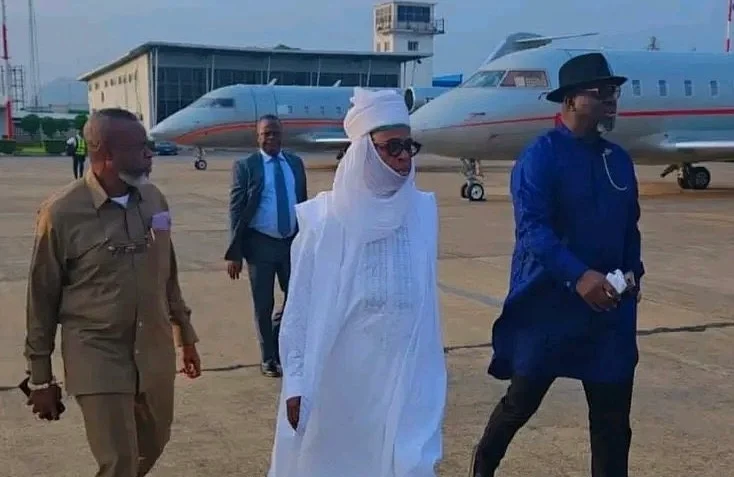 REVEALED: Why Rotimi Amaechi wore Turban to Buhari's burial
