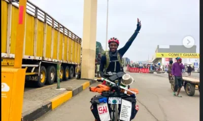 Nigerian man embarks on bicycle trip from Lagos to U.S