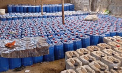 NAFDAC seals warehouse stocked with 88,560 litres of explosive chemicals
