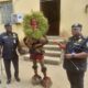 VIDEO: Police Detain Masquerader For Causing Public Disturbance In A’Ibom
