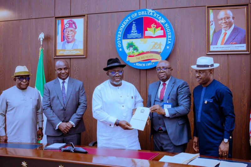 Oborevwori Signs Into Law Delta’s N1.729 Trillion 2026 Budget