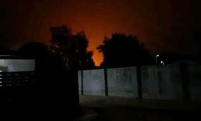 Video Shows Moment Drone Strikes Dubai Airport