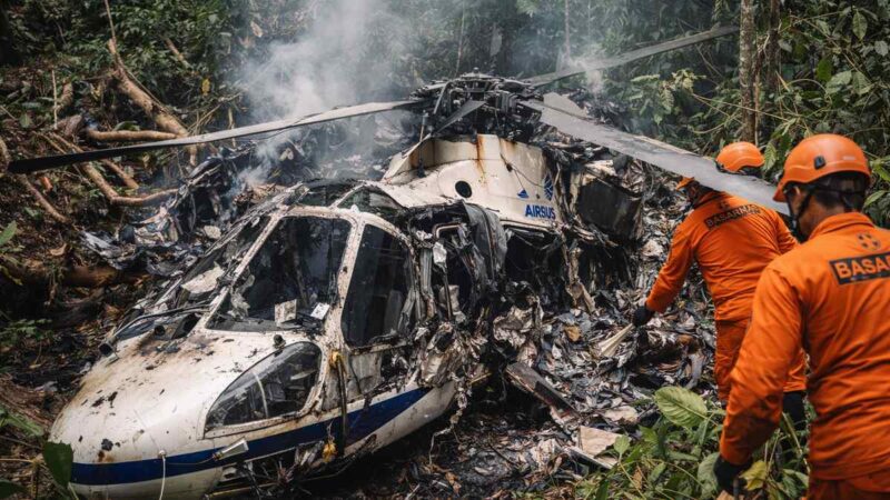 All Passenger Died as Helicopter Crashes in Fresh Tragedy