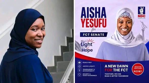 A video has emerged on social media featuring activist Aisha Yesufu at the Nigeria Democratic Congress (NDC) secretariat, where she voiced her frustrations regarding the party's internal dynamics. This expression of discontent comes after Yesufu was unable to secure the NDC senatorial ticket for the Federal Capital Territory (FCT) in the lead-up to the 2027 elections.A video has emerged on social media featuring activist Aisha Yesufu at the Nigeria Democratic Congress (NDC) secretariat, where she voiced her frustrations regarding the party's internal dynamics. This expression of discontent comes after Yesufu was unable to secure the NDC senatorial ticket for the Federal Capital Territory (FCT) in the lead-up to the 2027 elections.