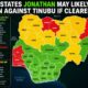 20 States Jonathan May Likely Win Against Tinubu if Cleared