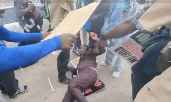 Video: Tension as Sowore Collapses During Protests; Details Emerge