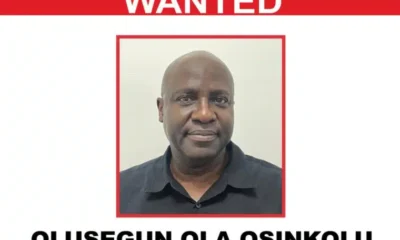 EFCC Declares Olusegun Ola Osinkolu Wanted