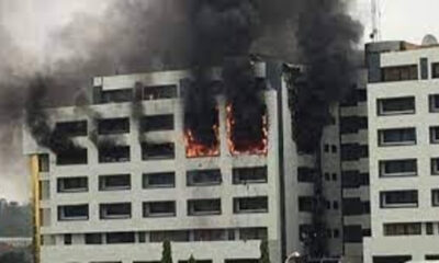 BREAKING: Massive Fire Rocks Popular Nigerian Bank