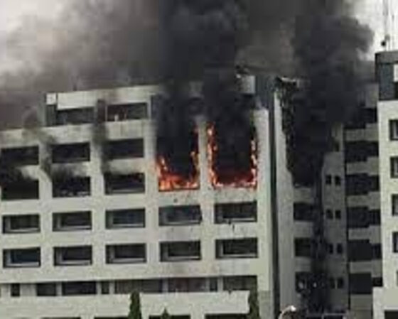 BREAKING: Massive Fire Rocks Popular Nigerian Bank